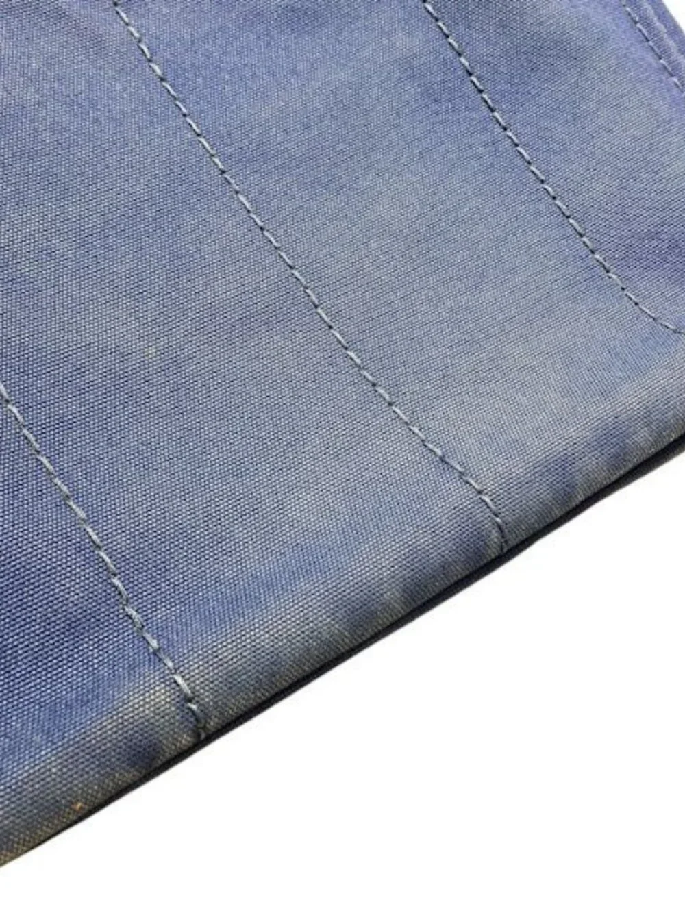 Prada Canapa Blue Canvas Tote - Picture 8 of 9